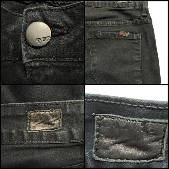 BDG Unpublished Bundle Ankle Cigarette Leg Skinny High Rise Size 28 Black Jeans - Picture 4 of 13